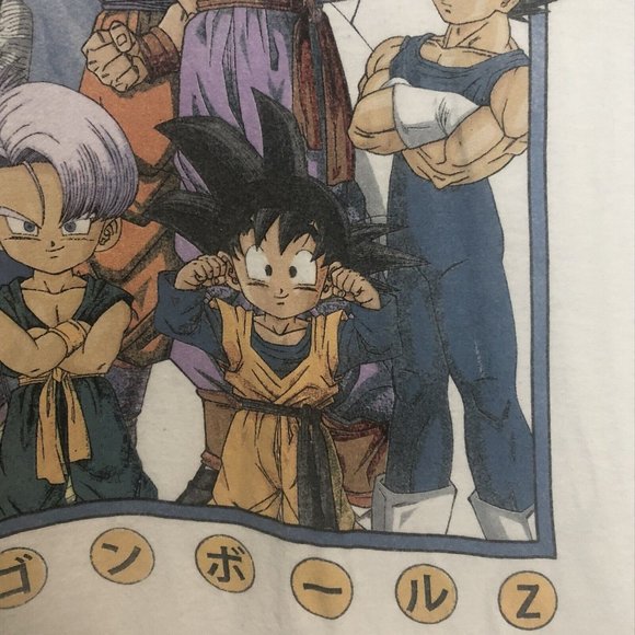 Dragon Ball Z Bird Studio Toei Animation White Graphic Shirt Men Size Medium - Picture 6 of 12